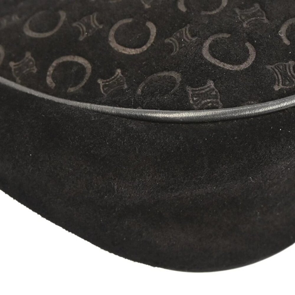 Celine Black Suede C Macadam Handbag - Picture 5 of 10